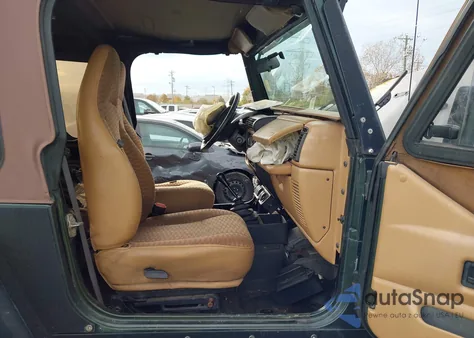 1998 Jeep Wrangler Se из США, поврежденный, VIN 1J4FY29P7WP716967